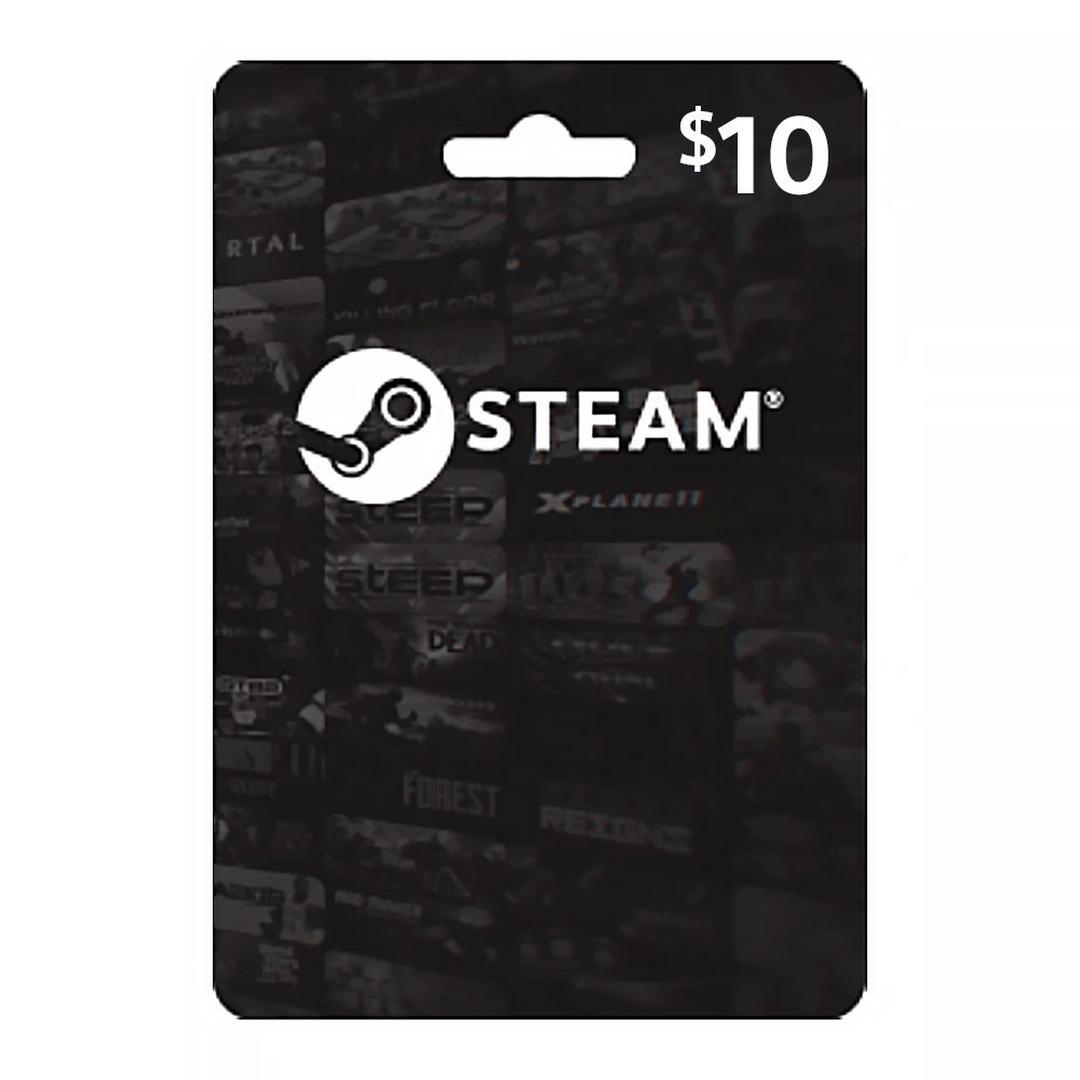 Steam Wallet Card - 10 USD