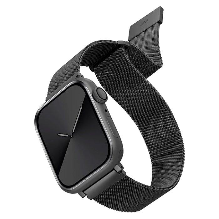 

Uniq dante milanese steel strap for apple watch 42 / 44 / 45mm - graphite