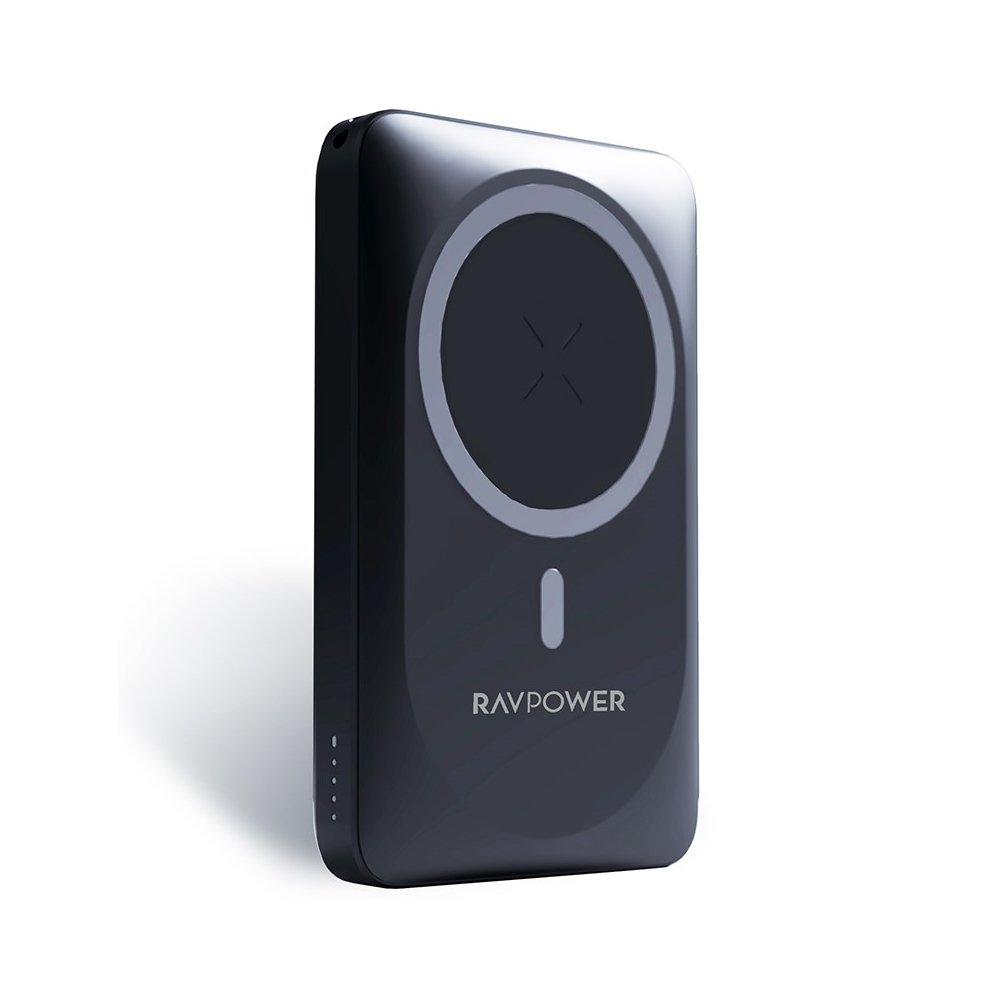 

Ravpower magnetic wireless power bank, 20 watts, 10000mah, rp-pb1212 - black