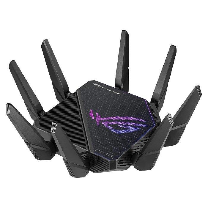 

Asus rog rapture pro gaming router, wi-fi 6, tri-band, gt-ax11000 pro - black
