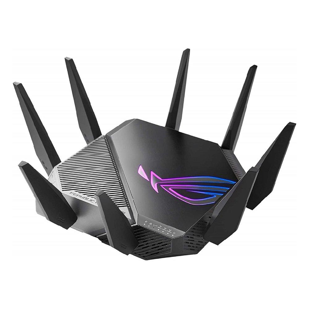 

Asus rog rapture gaming router, wi-fi 6e, tri-band, gt-axe11000 - black