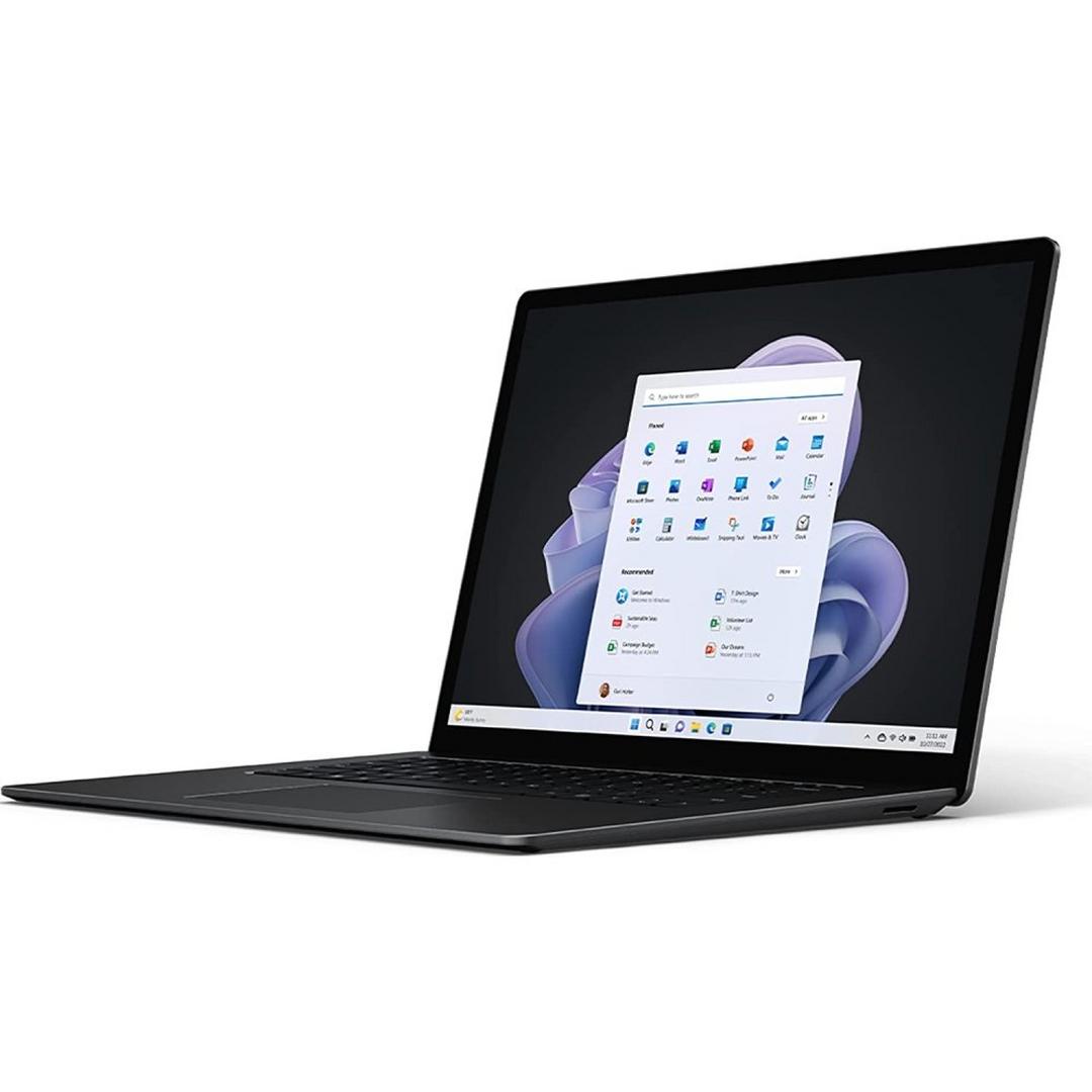 Microsoft - Surface Laptop 5 - Intel Evo Platform Core i7 - 15” Touch Screen - 16GB Memory - 512GB SSD with Windows 11 - Black