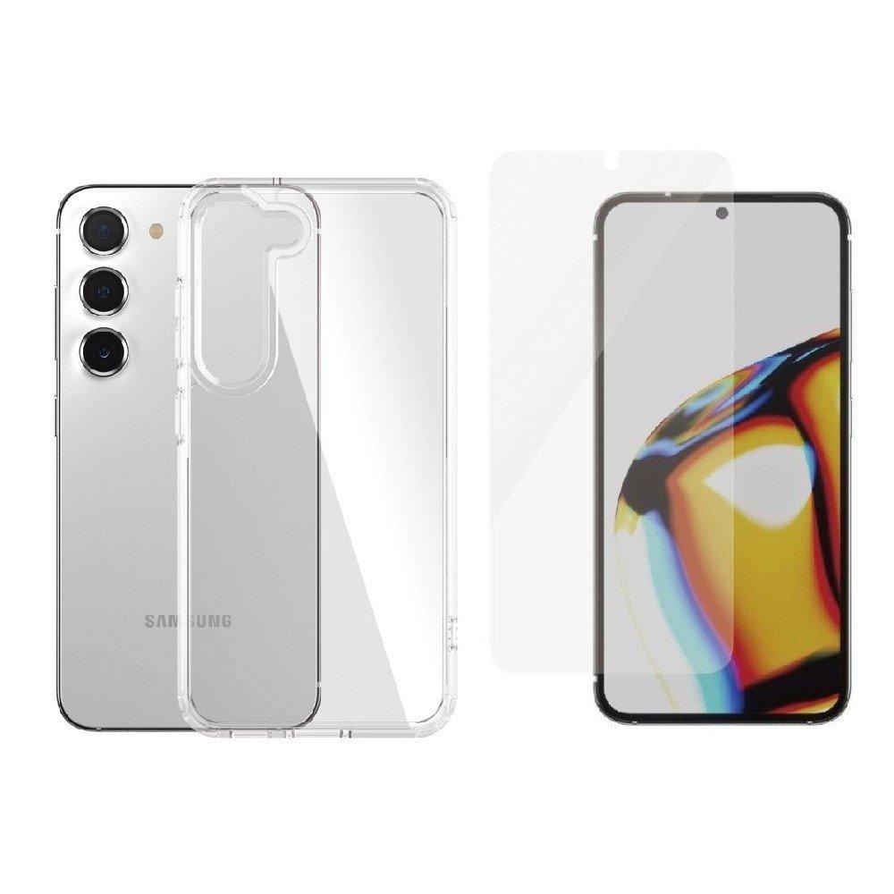 

Panzer glass hard case + screen protector for samsung s23, b0433+7315 - transparent