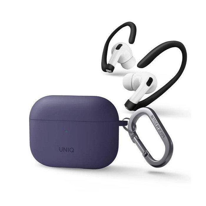 

Uniq nexo silicon case for airpods pro 2 with ear hooks - purple