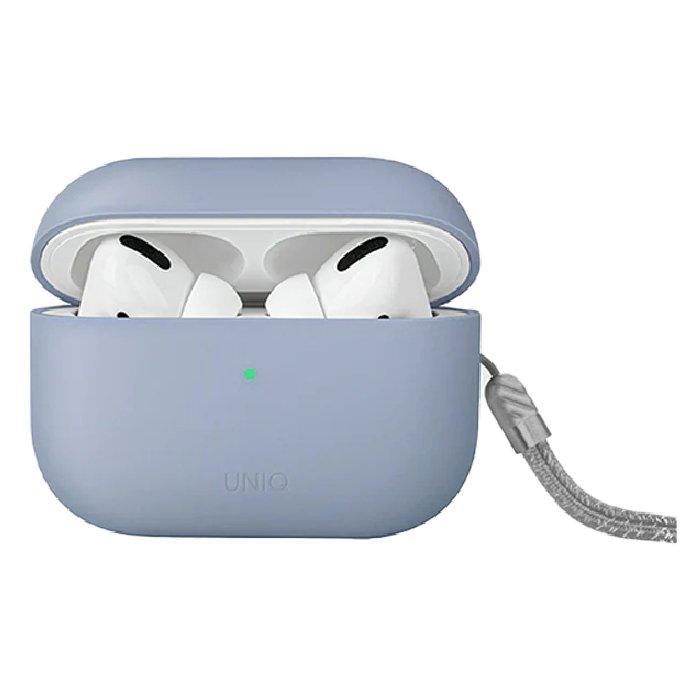 

Uniq lino silicon case for airpods pro 2 - blue