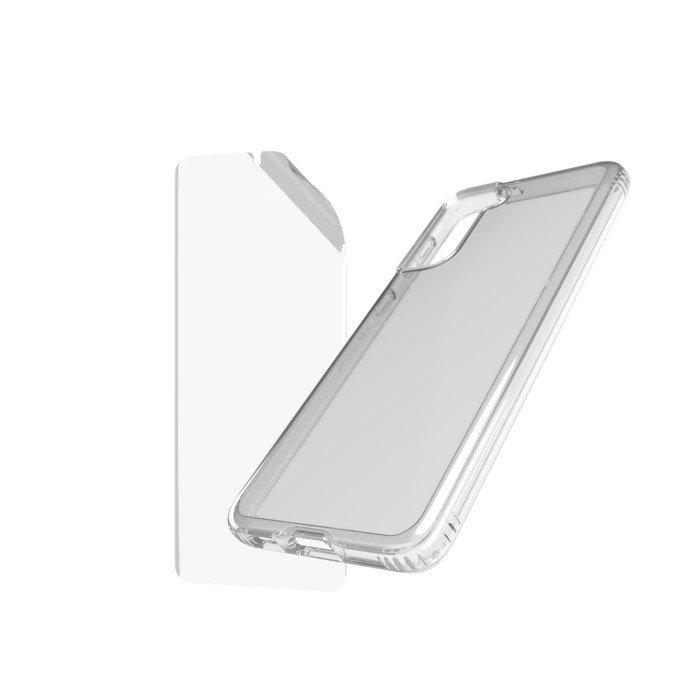 

Tech21 evo clear case & screen protector bundle for galaxy s23+, t21-10078- clear