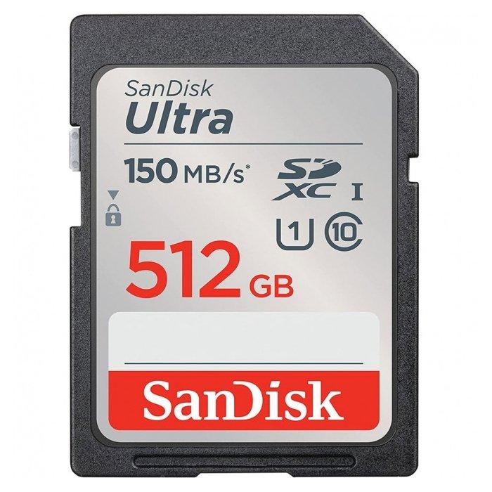 

Sandisk ultra uhs sd card, 512gb, 150mb/s - sdsdunc-512g-gn6in