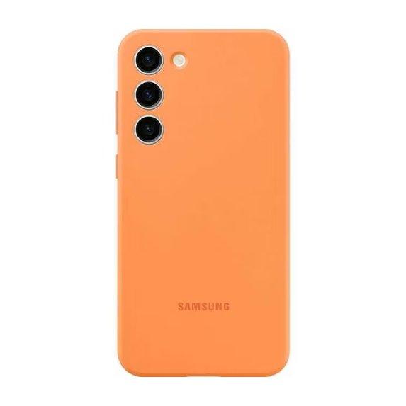 

Samsung case for galaxy s23 plus, silicone, ef-ps916toegww – orange