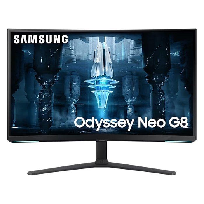 

Samsung gaming monitor, 32inch, uhd, quantum mini-led, ls32bg850nmxue - white