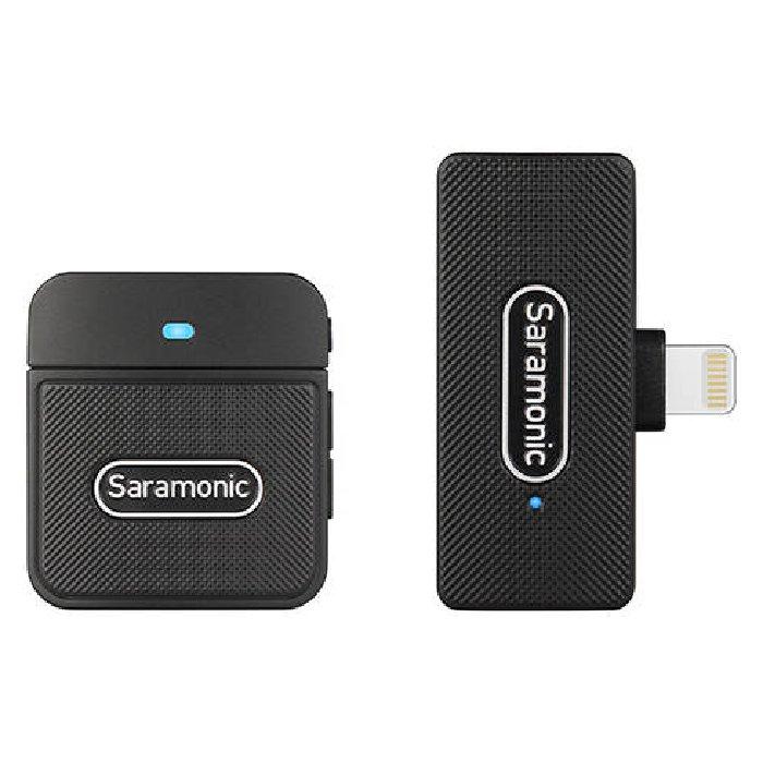

Saramonic 2. 4ghz wireless microphone, dual channel receiver, blink100 b3 - black