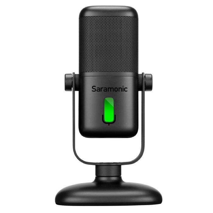 

Saramonic large diaphragm usb studio microphone with magnetic stand, sr-mv2000 - black