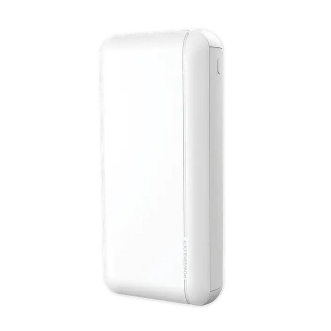 Powerology Quick Charge Polymer Power Bank, 20000mAh, PPBCHA15-WH – White