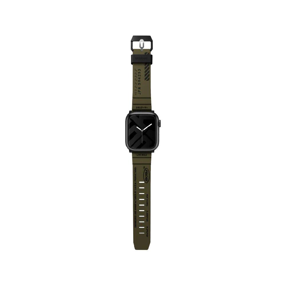 

Skinarma apple watch strap shokku 42/44/45 mm, sk-shokku-grn45 - olive