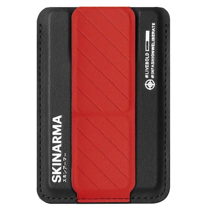 

Skinarma kado mag-charge card holder with grip stand, sk-kado-blkred – black / red