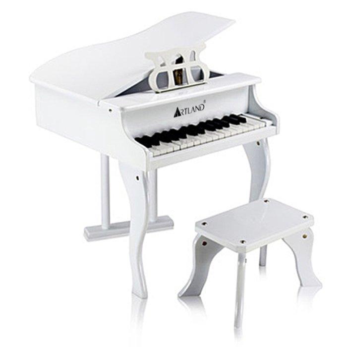 

Artland baby grand piano 35 keys instrument white