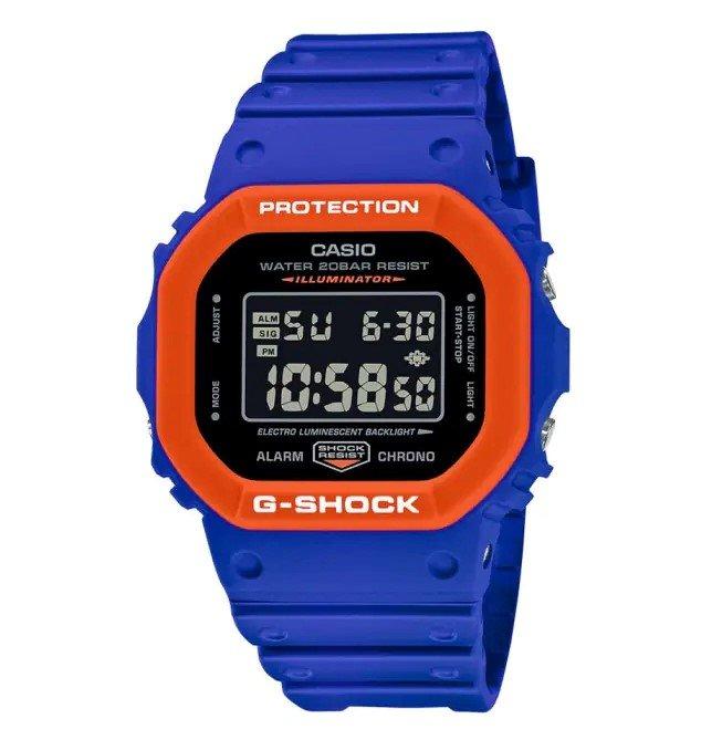 

Casio watch g-shock youth men's watch, digital, 49mm, dw-5610sc-2dr – blue