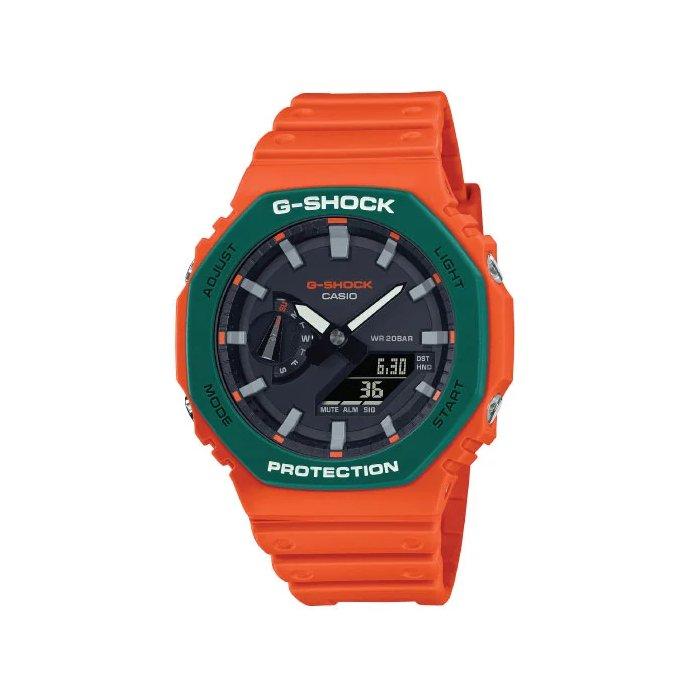 

Casio g-shock youth men's watch, analog/digital, 48mm, ga-2110sc-4adr - orange