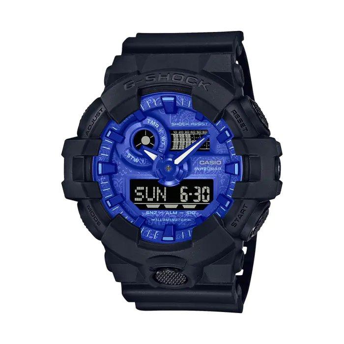 

Casio g-shock youth men's watch, analog/digital, 57mm, ga-700bp-1adr - black