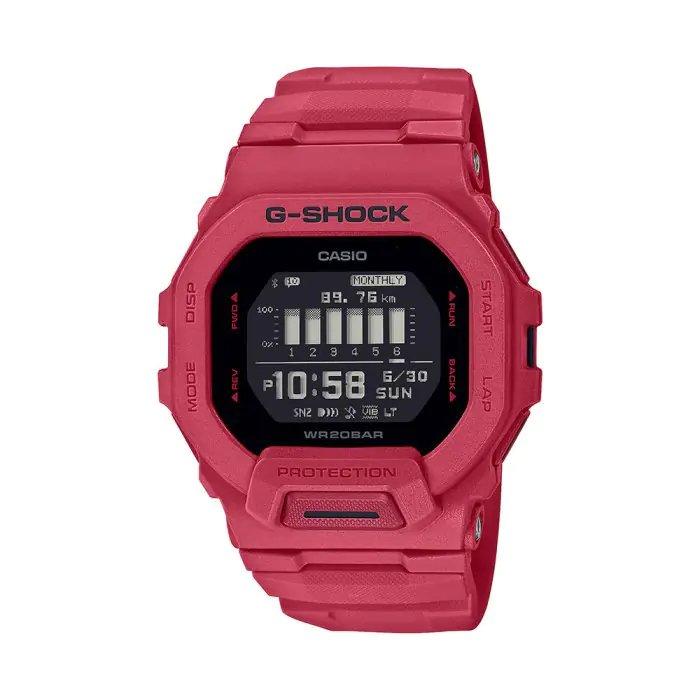 

Casio g-squad men's watch, digital, 49mm, gbd-200rd-4dr - red