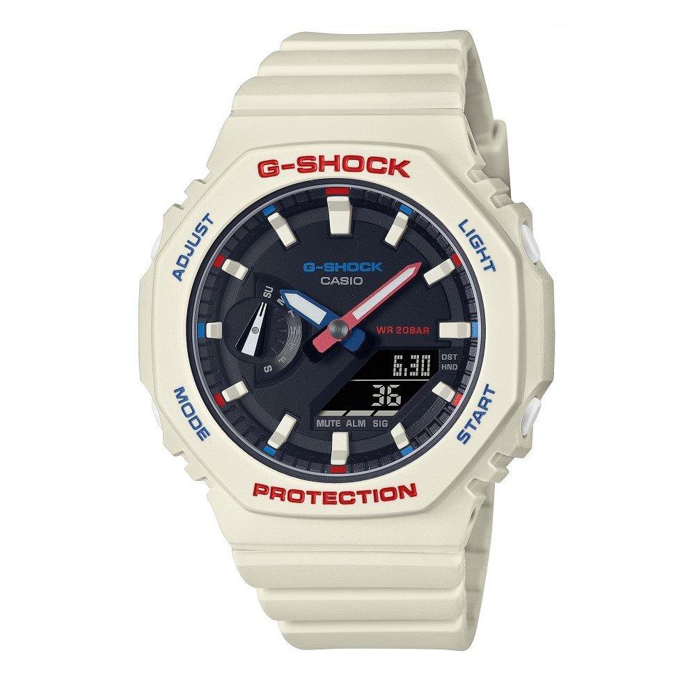 

Casio g-shock youth women's watch, analog/digital, 46mm, gma-s2100wt-7a1dr – white