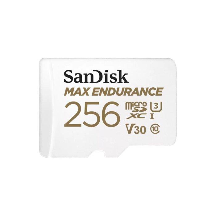 

Sandisk max endurance micro sdxc card, 256gb, sd adapter, sdsqqvr-256g-gn6ia - white
