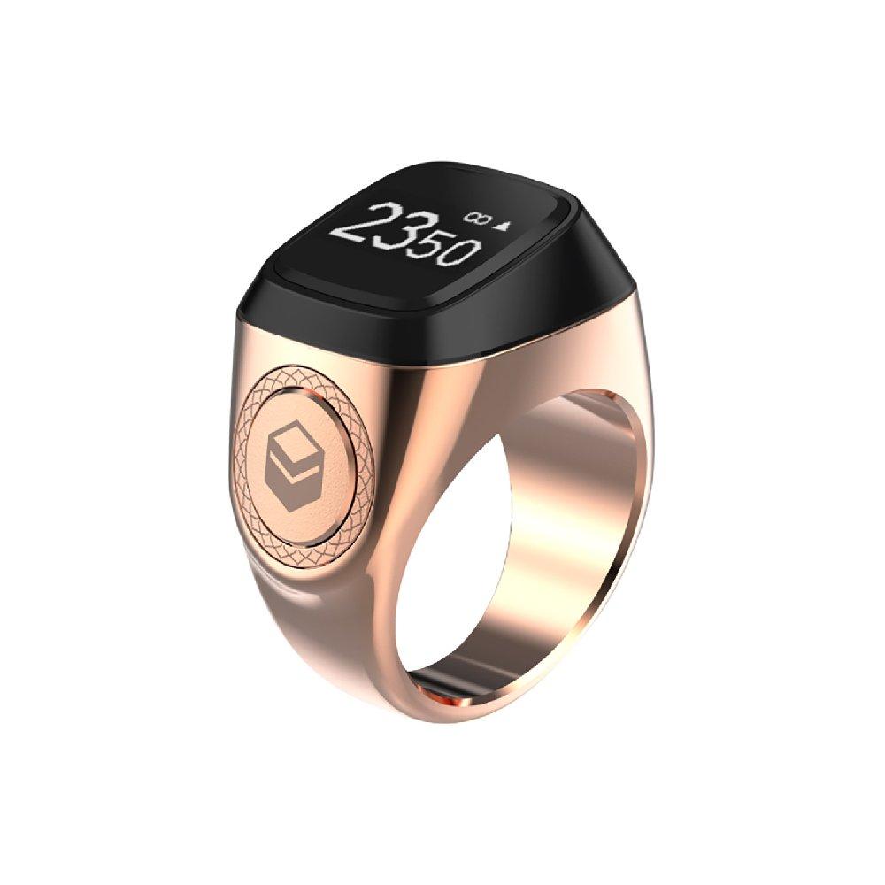 

Iqibla zikr smart tasbih ring, 20mm - rose gold