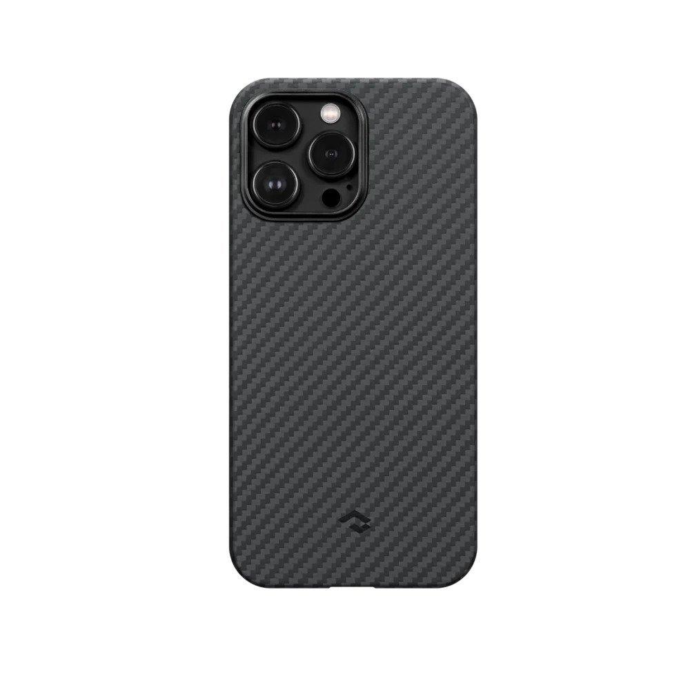 

Pitaka magez case for iphone 14 pro max, ki1401pm - black/grey twill