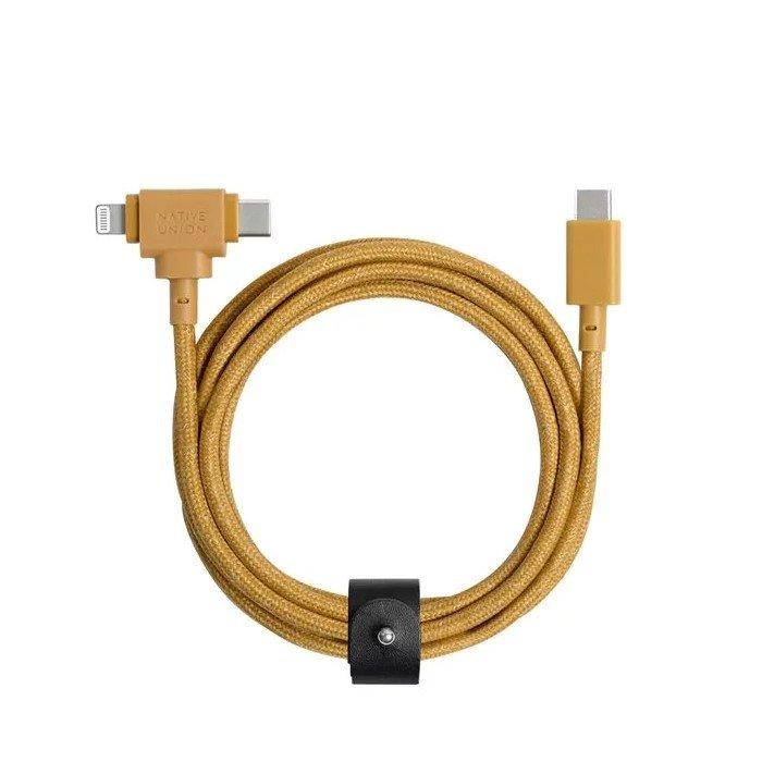 

Native union belt cable duo type c-c-lightning, 1. 8m, belt-ccl-kft-np – yellow
