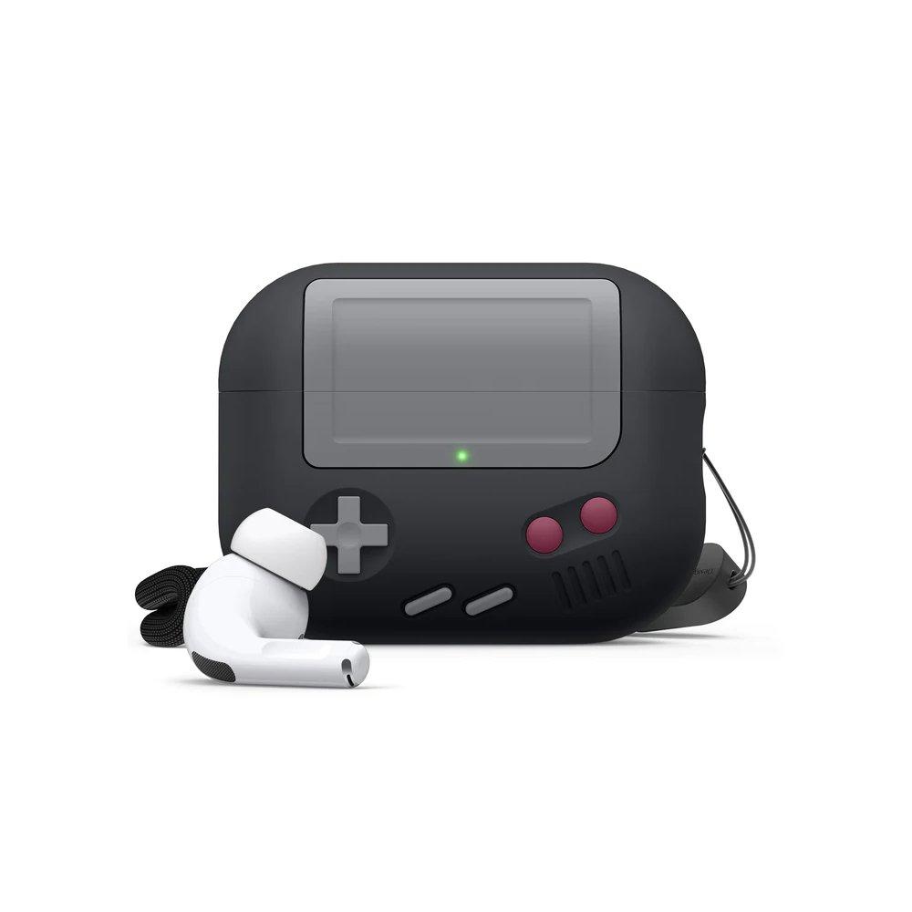 

Elago case with round straps aw5 for airpods pro 2, eapp2aw5+rostr-bk - black