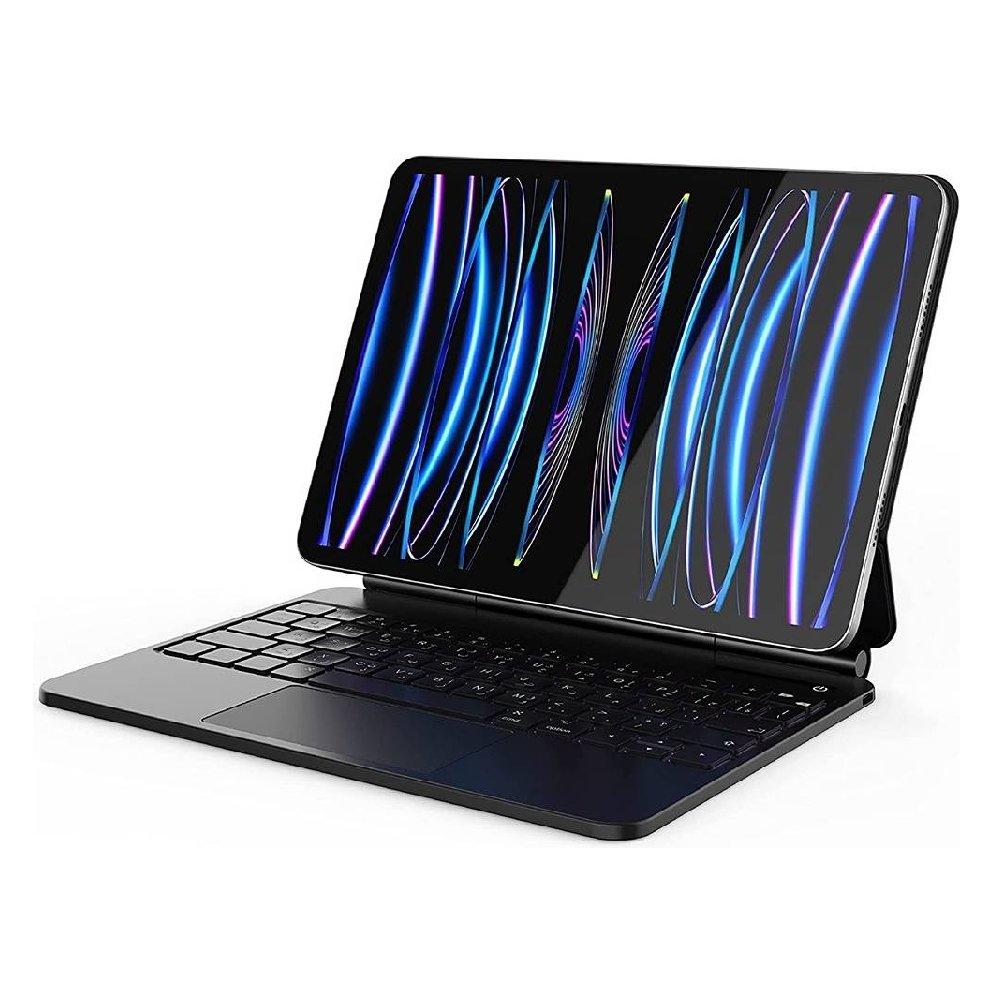 

Blupebble magic folio keyboard with eng/arb trackpad for 10. 9”/ 11” ipad, bp-folio-mt1...