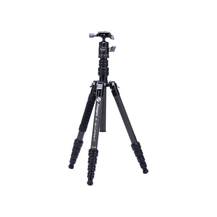 

Fotopro x-go carbon fiber e pro tripod with ball head and monopod - black/gray