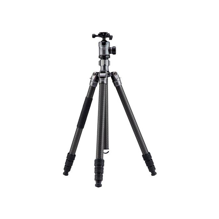 

Fotopro sherpa max carbon fiber travel tripod with arca-type ball head and monopod, she...