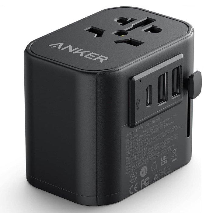 

Anker 312 outlet extender, 30 watts, a9212k11 – black
