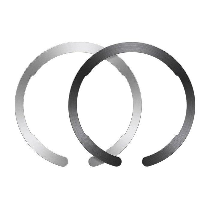 

Esr halolock wireless charging magsafe ring, 2-pack, 3c13200200103 - black / silver