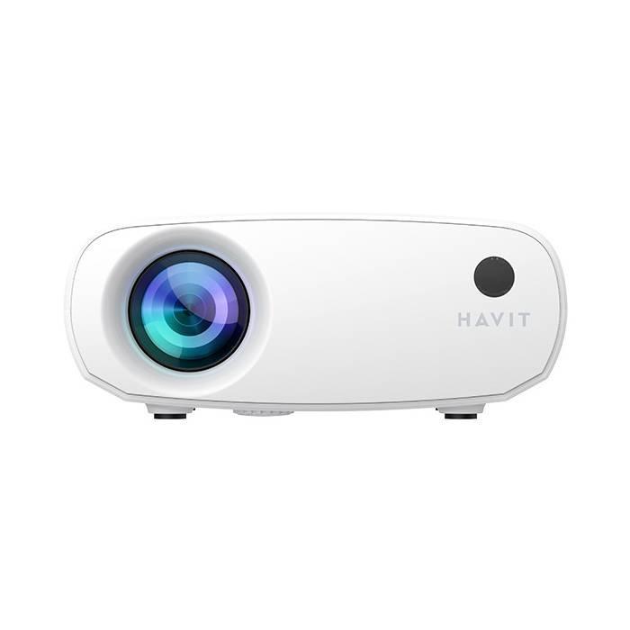 

Havit pj207 pro smart portable projector, 110 ansi lumens - white