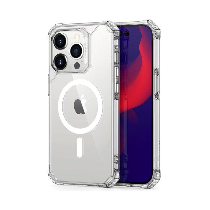 

Esr air armor magsafe case with halolock ring for iphone 14 pro max, 1a6010102 - clear