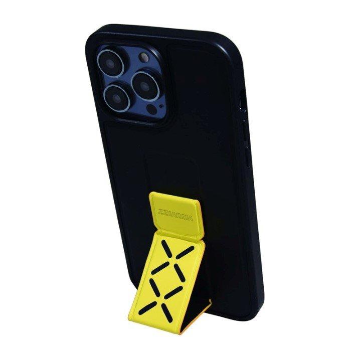 

Zziarma pu leather case for 6. 7 iphone 14 pro max, zc-14pm-yl – yellow/black