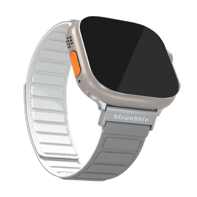 

Blupebble silicone reversible magnetic watch strap for 49/45/44/42mm apple watches bp-m...