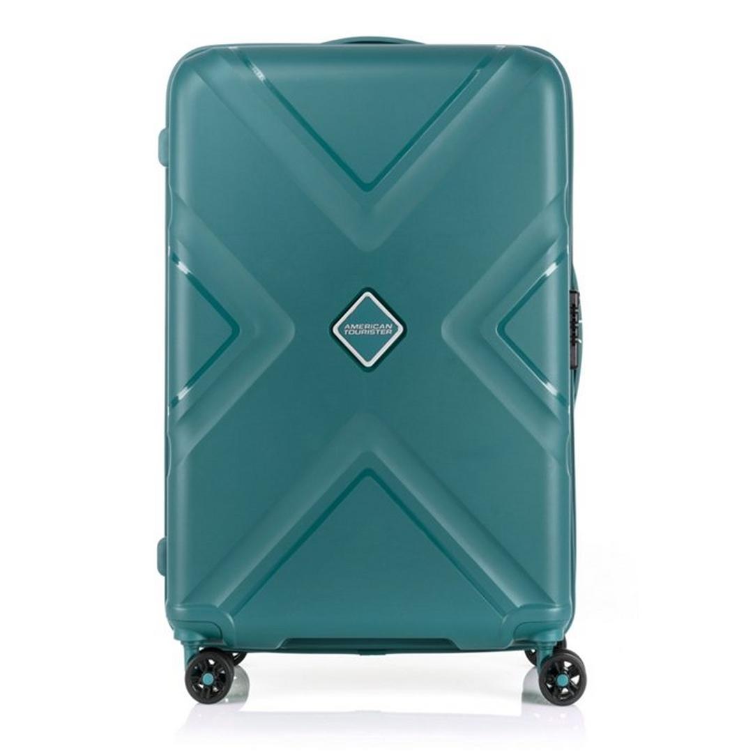 American Tourister Kross Hard Side Spinner Luggage, 68/25 cm, LE2X34102– Spring Green