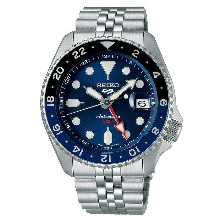 

Seiko 5 sports mechanical men's watch, analog, 42. 5mm, stainless steel strap, ssk003k1...