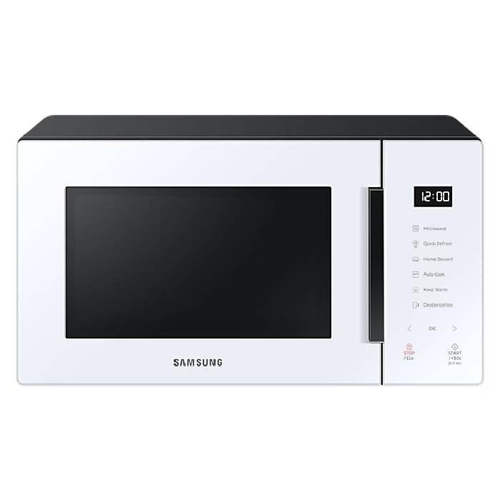 

Samsung bespoke solo microwave oven,750w, 23l, ms23t5018aw/sg - white