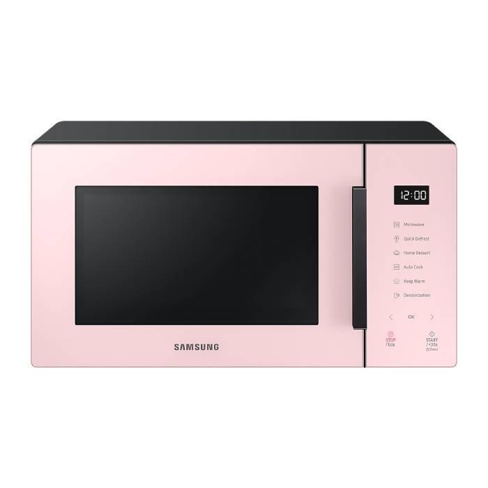 

Samsung bespoke solo microwave oven,750w, 23l, ms23t5018ap/sg - pink