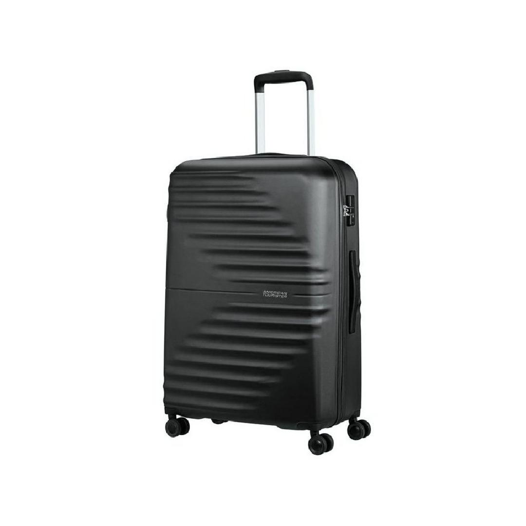 American Tourister TWIST WAVES SPINNER 77CM Hard Luggage, QC6X19008 - Black