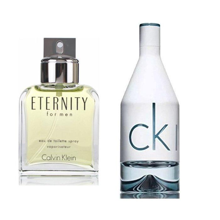 

Calvin klein in 2u 100ml + eternity 100ml for men – eau de toilet