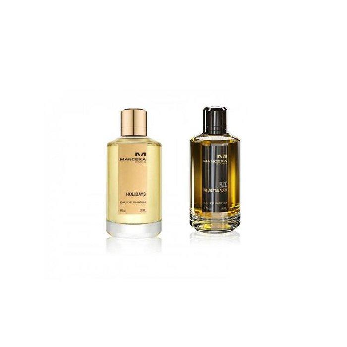 

Mancera unisex holidays 120ml + black intensive aoud 120ml - eau de perfumes