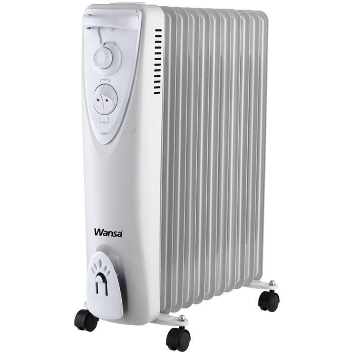 

Wansa 2500w 11 fins oil heater - cy-c08-11-25