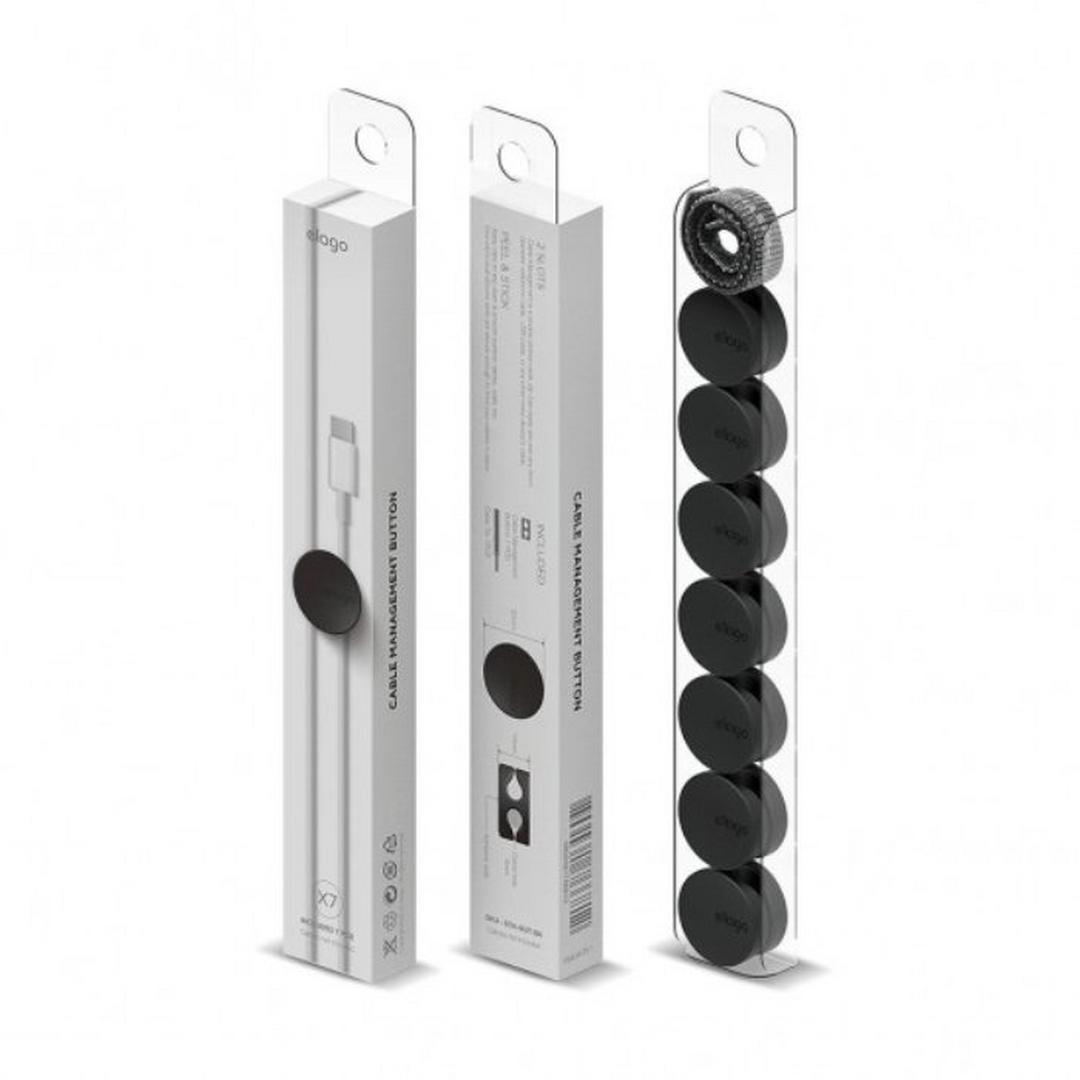 Elago Cable Management Buttons, ECA-BUT-BK – Black