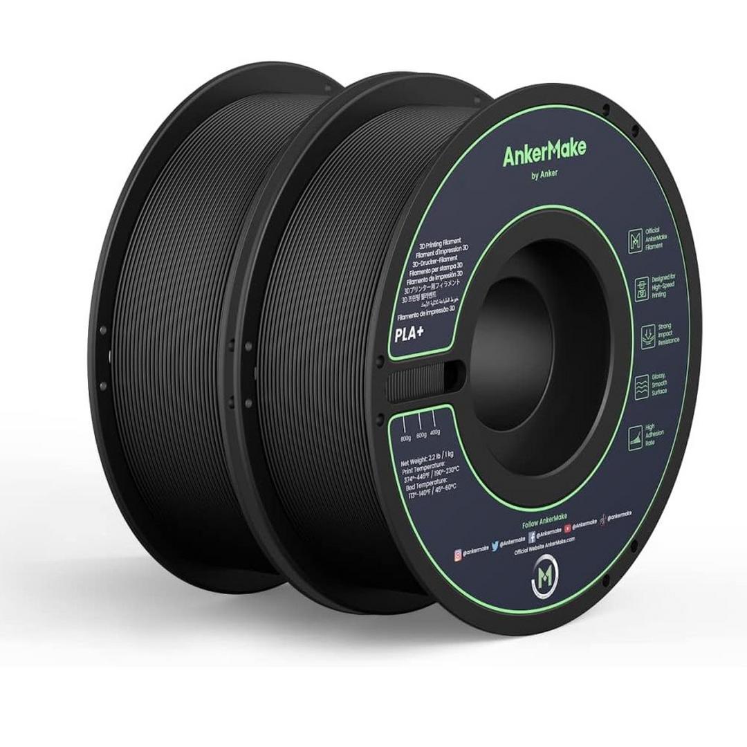 AnkerMake PLA+ Filament, V6110111 – Black