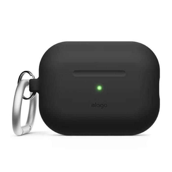 

Elago airpods pro 2 case, silicone, eapp2sc-orha-bk - black