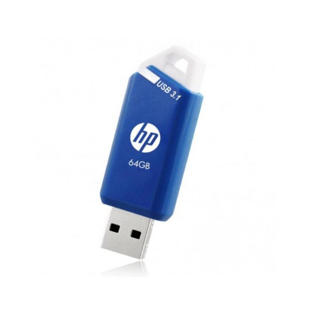 PNY USB 3.1 Flash Drive 3 Pack, 64GB, P-HPFD755W64X3-GE – White&Blue